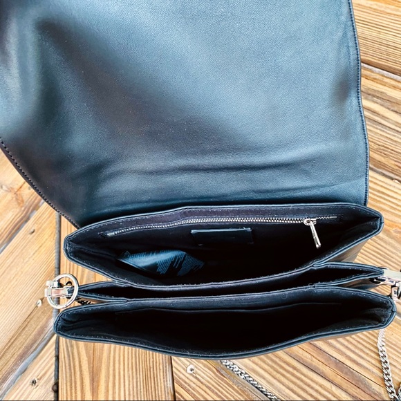 AllSaints Black Zep Box Bag NWOT - Picture 11 of 16